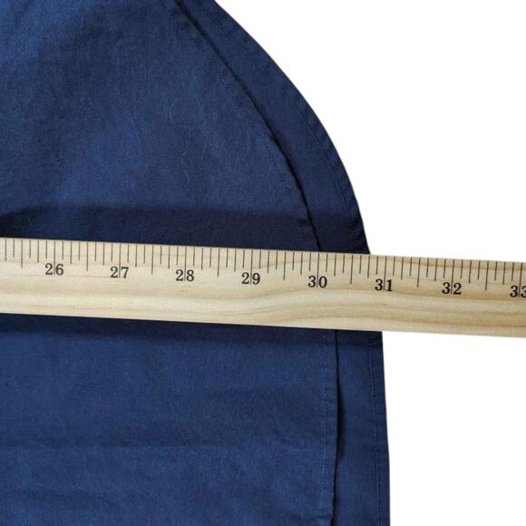 VTG - Polo by Ralph Lauren - Men's Navy Button Up - Size: 15 1/2 34/35 (Medium) - Picture 5 of 7